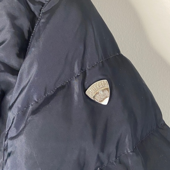 POST Card Navy goose down short puffer jacket - Picture 9 of 12